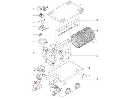 Náhradní kryt matice M6 OASE