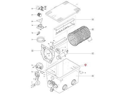 Náhradní oválný šroub Torx V2A ISO14583 M6x25 OASE