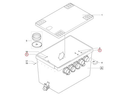 Náhradní vlákno deska DIN 7603 6 x 12 x 1 mm OASE