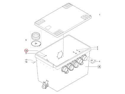 Náhradní oválný šroub Torx V2A ISO14583 M6x16 OASE
