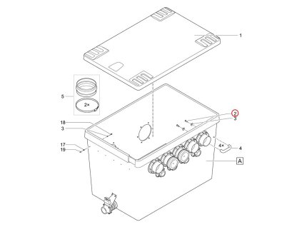 Náhradní oválný šroub Torx V2A ISO14583 M6x25 OASE