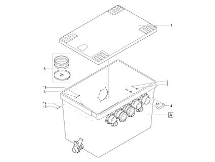 Náhradní oválný šroub Torx V2A ISO14585 6.3x32 OASE
