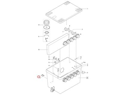 Náhradní uzavírací matice V2A DIN 1587 M6 OASE