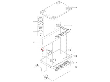 Náhradní svorka pro vzduchový kámen bio filtru OASE
