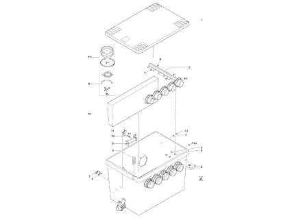 Náhradní těsnění síťové trubky 2016 OASE