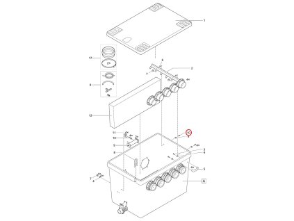 Náhradní oválný šroub Torx V2A ISO14583 M6x16 OASE