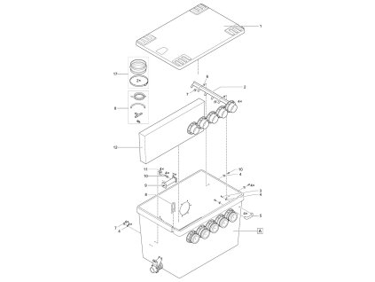 Náhradní oválný šroub Torx V2A ISO14585 6.3x32 OASE