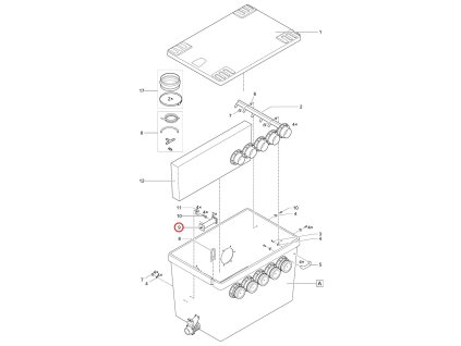 Náhradní vzduchový kámen OASE ProfiClear 200 x 50 mm