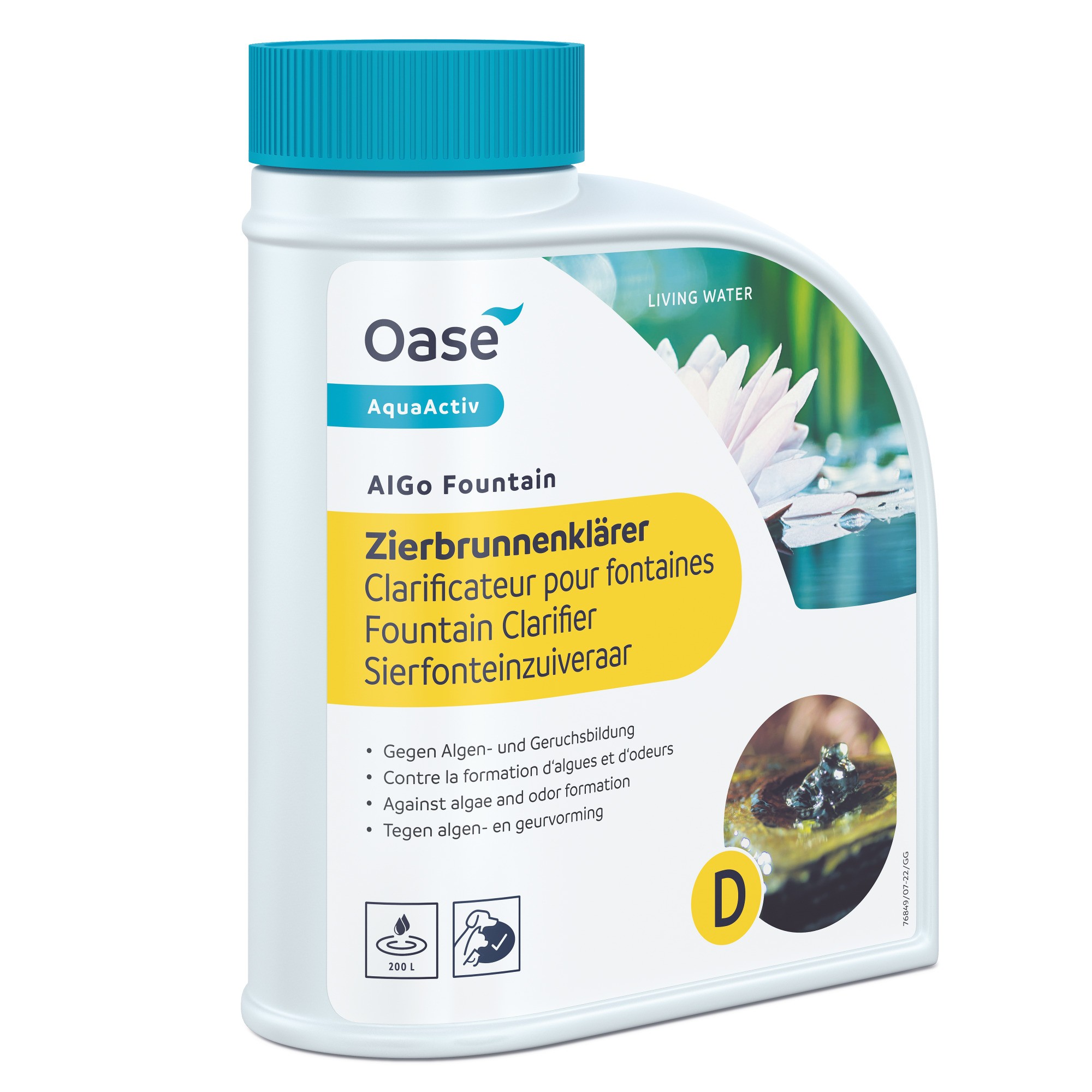 Oase AquaActiv AlGo Fountain 500 ml - přípravek na fontány