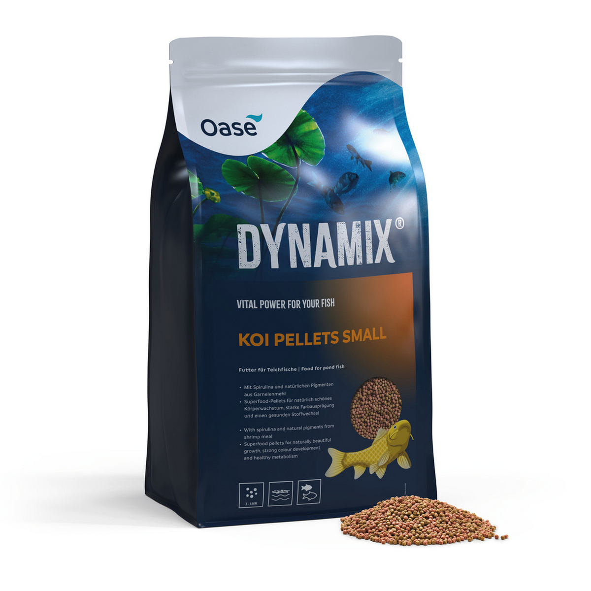 Oase DYNAMIX Koi Pellets Small 20 l - krmivo