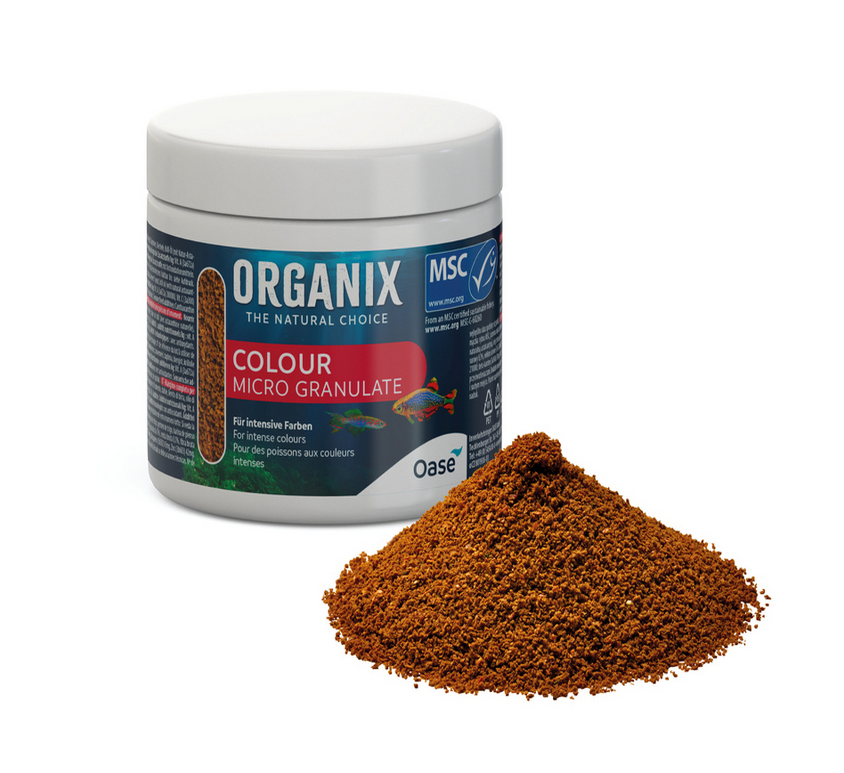Oase ORGANIX Colour Micro Granulate 175 ml - akvarijní krmivo