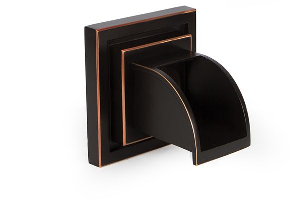 Oase Chrlič na stěnu čtvercový - bronz