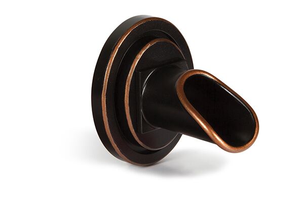 Oase Chrlič na stěnu kruhový - bronz