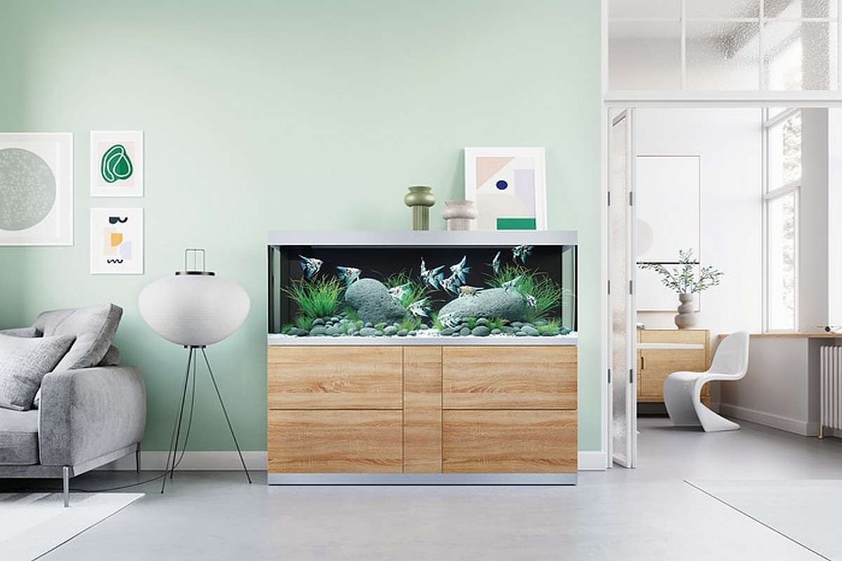 Oase HighLine Optiwhite 600 - akvarijní sada dub