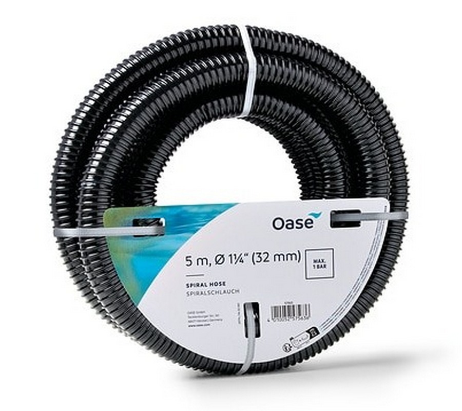 Oase Spirálová hadice 1 1/4" černá 5 m