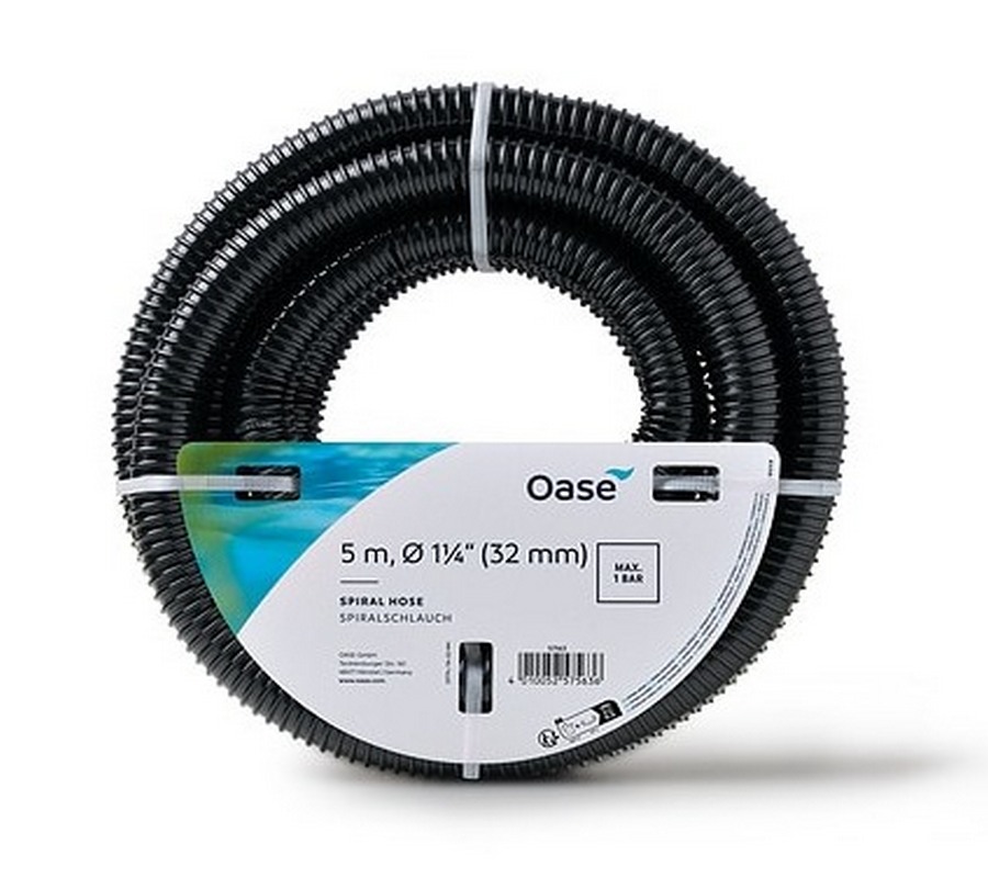 Oase Spirálová hadice 1 1/4" černá 5 m