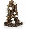 biOrb shells on bark ornament white