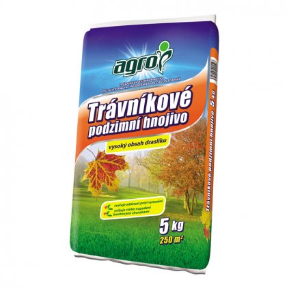 Hnojivo jesenné trávnikové 5kg vrece Agro