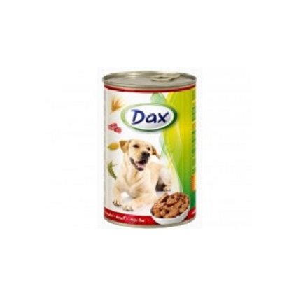 DAX hovädzina pre psa 415g konzerva