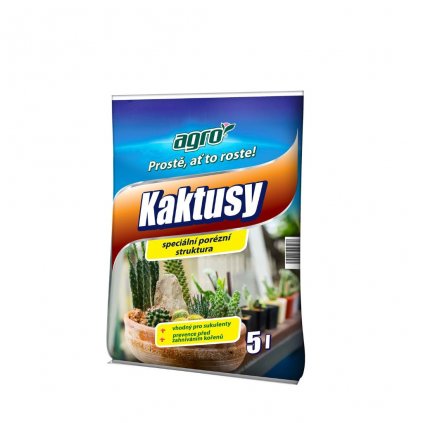 Substrát pre sukulenty a kaktusy 5l Agro