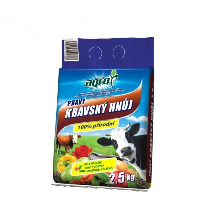 Kravský hnoj 2,5kg Agro