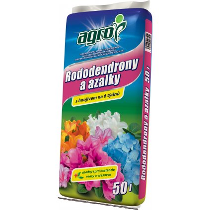 Substrát pre azalky a rododendrony 50 l Agro