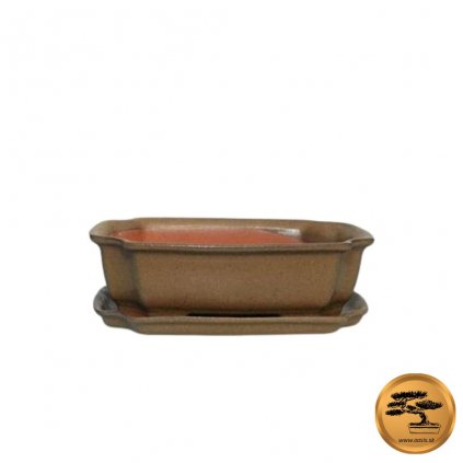 Miska bonsaiová s podmiskou H17 mix farieb