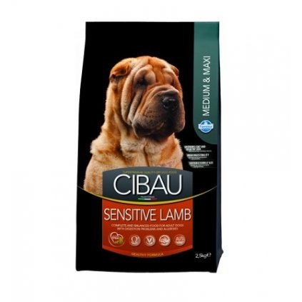 Granule adult sensitive lamb med&maxi 12kg Farmina Cibau pre psov