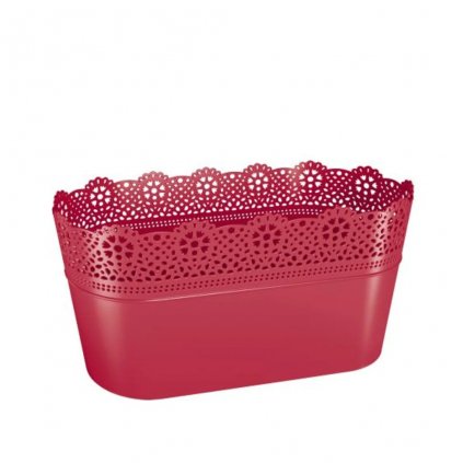 Prosperplast Lace DLAC285 truhlík malina - dopredaj