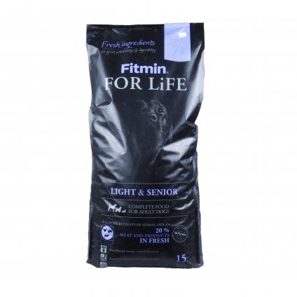 Fitmin for life light senior 15kg