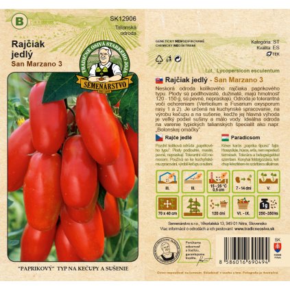 Rajciak jedlý San Marzano 3