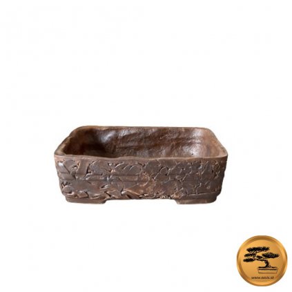 Miska bonsai popraskana hneda 27,5x20,5x8cm