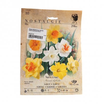 Cibule NARCIS Zmes 20ks/ZA/NOSTALGIE MAXIPACK/  Narcissus hybridus