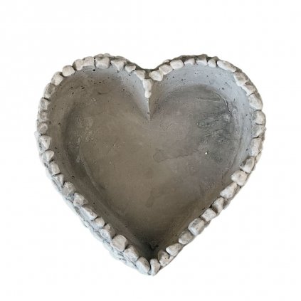 Srdce bez kamienkov 27x26cm