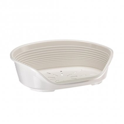 Ležadlo plast. Siesta deluxe 8 Bianco Ferplast