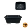 Miska bonsai plast. čierna MP-9 23x19x9cm