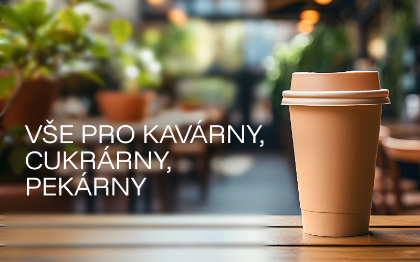 Vše pro kavárny, cukrárny, pekárny