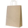 Papírová taška kraft hnědá s krouceným uchem 32x14x42 cm