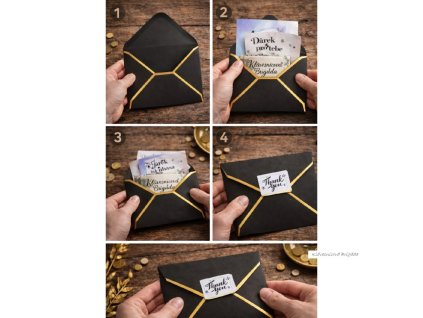 Zakázka: černozlaté obálky (opakovací) – odměna 15 Kč/ks