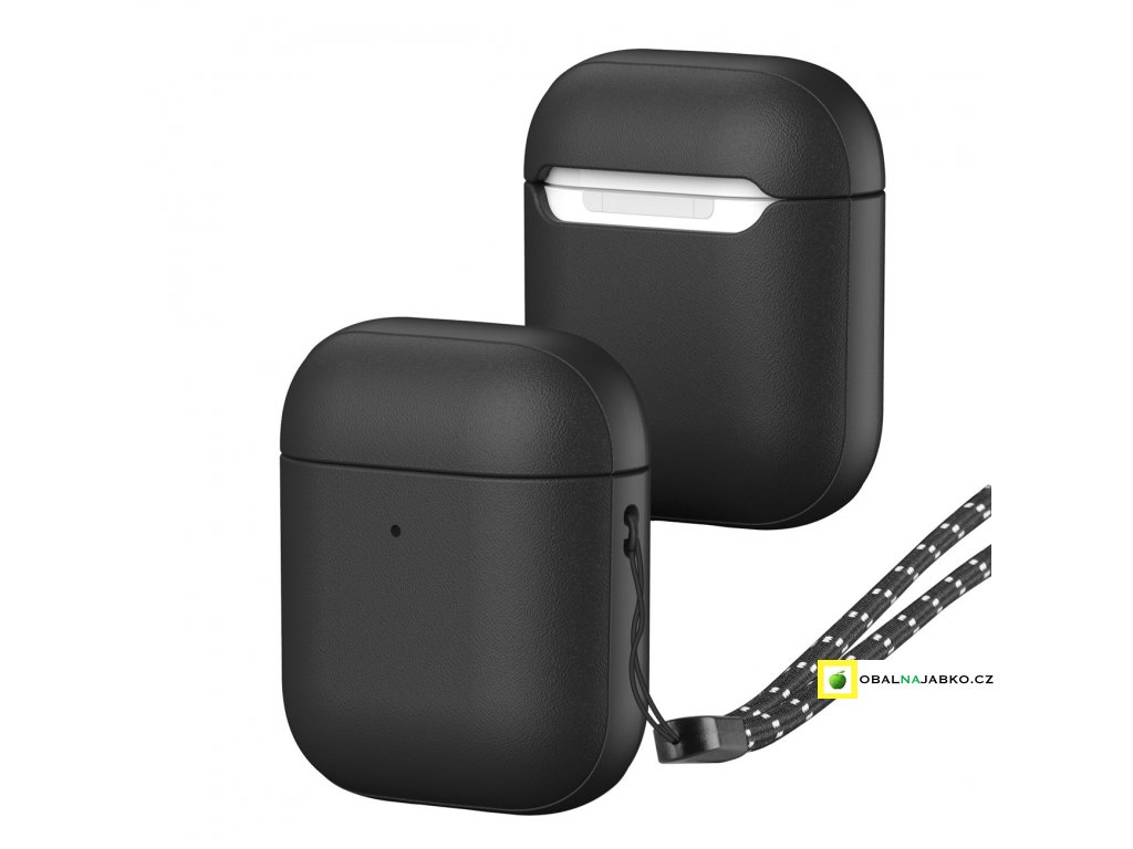 eng pl Dux Ducis Plen case for AirPods 2 AirPods 1 headphone case black 136685 1