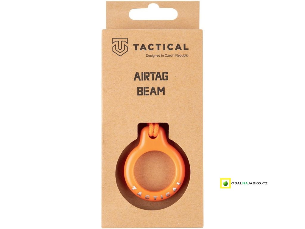 Klíčenka pro AirTag Tactical - oranžová