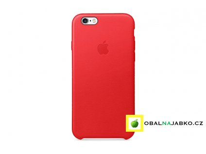 iPhone 6 6s Leather Case Red Image 01