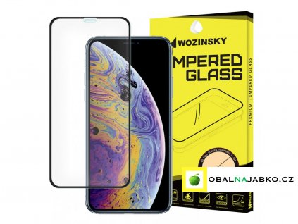 3D tvrzené černé sklo 9H na iPhone XS Max/11 Pro Max