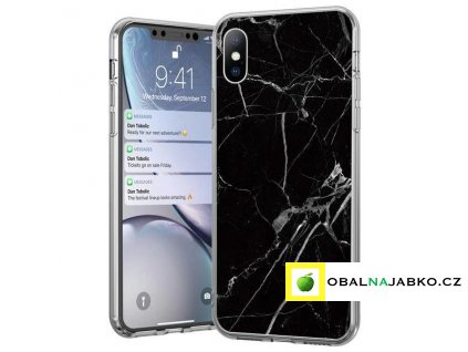 eng pl Wozinsky Marble TPU case cover for iPhone 11 Pro Max black 55216 1