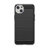 eng pl Flexible carbon pattern case for iPhone 15 Plus Carbon Case black 149525 1