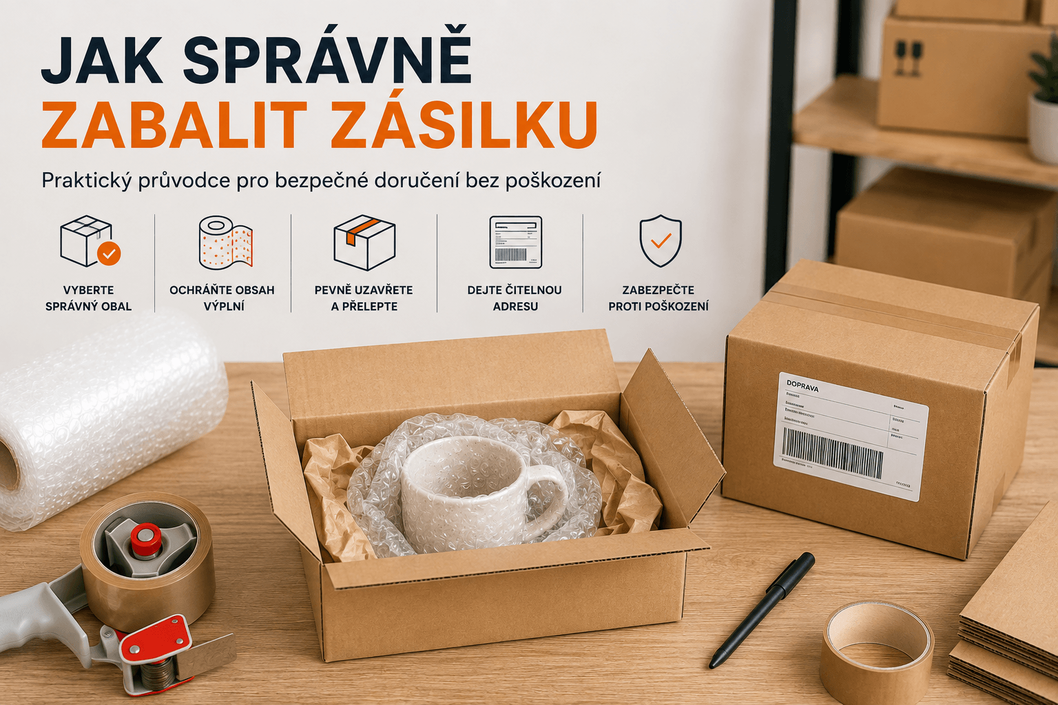 Jak správně zabalit zásilku