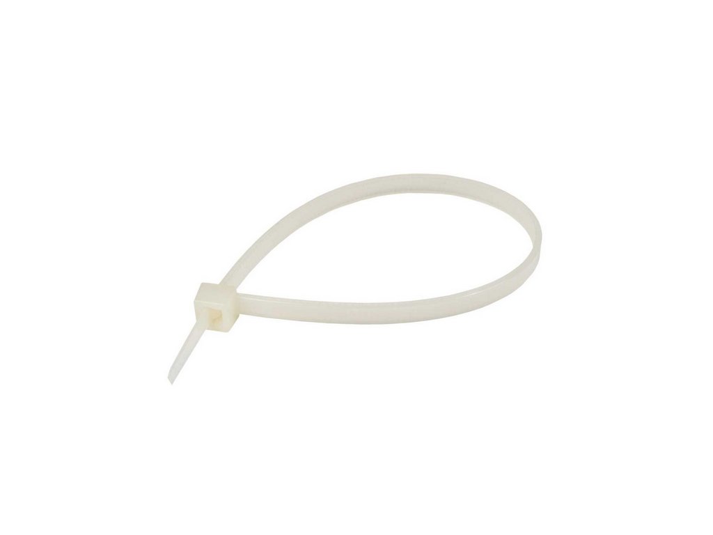 FESTA pásky vázací - bílé, 50 ks (10–19 ks)  varianta: bílé - délka 250 mm, šířka 3,6 mm