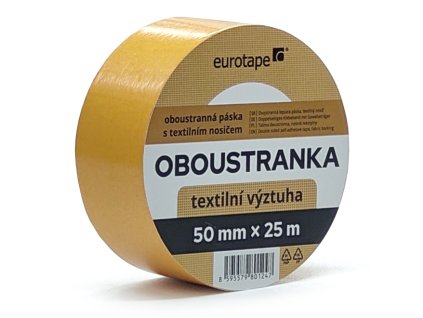 Oboustranná páska textilní eurotape (Varianta 50 mm x 5 m)