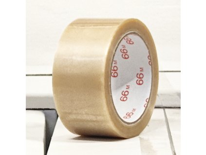 Balicí páska PVC-866 solvent (Varianta 50 mm x 66 m - průhledná)