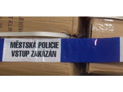 Vytyčovací páska MĚSTSKÁ POLICIE